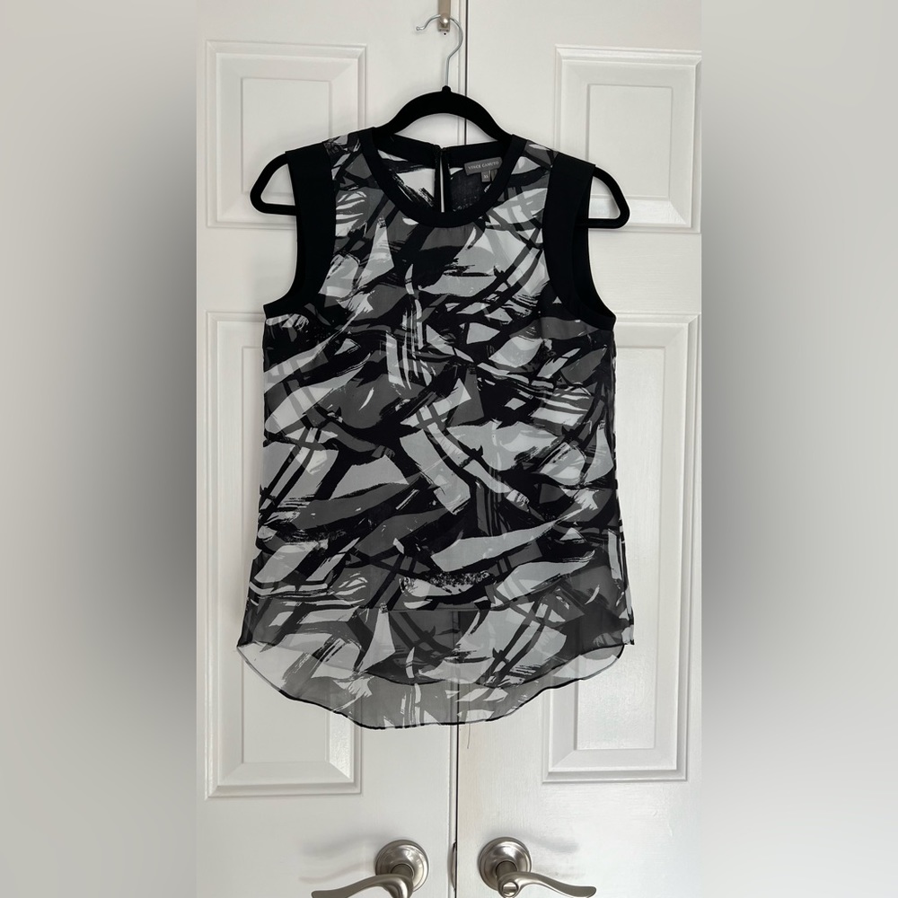 Vince Camuto Sheer Sleeveless